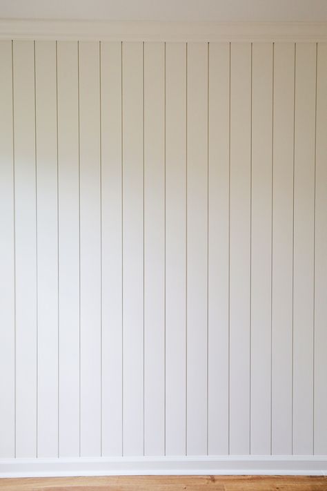 Diy Vertical Shiplap Wall, Diy Vertical Shiplap, Vertical Shiplap Wall, Shiplap Bedroom, Vertical Shiplap, Shiplap Paneling, Painting Shiplap, Tongue And Groove Walls, Shiplap Boards