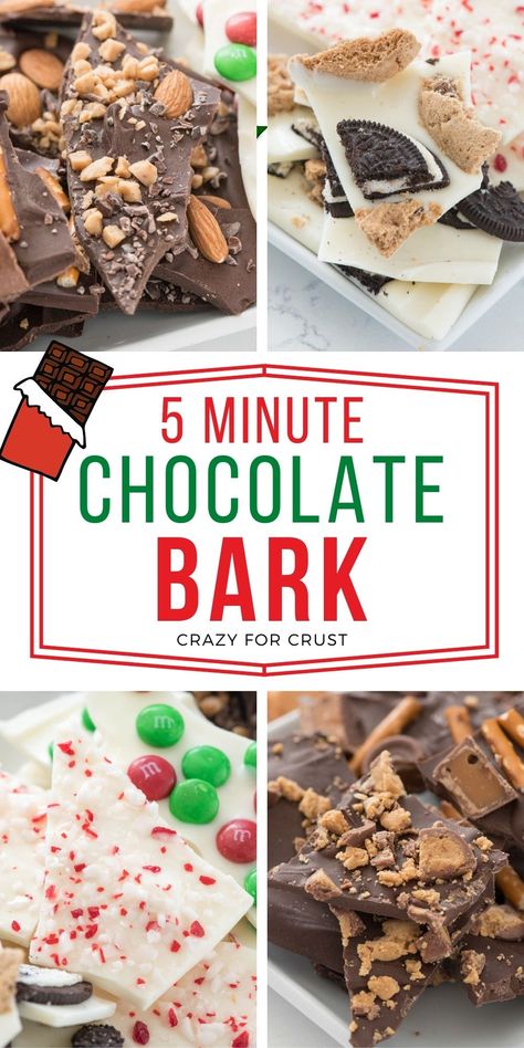 Crockpot Bark Candy, Christmas Candy Recipes Easy Almond Bark, Chocolate Bark Recipes Oven, Peanut Bark Recipes, Chocolate Nut Bark, How To Make Bark, Easy Christmas Chocolate Bark, Chocolate Brittle Bark, How To Make Bark Candy