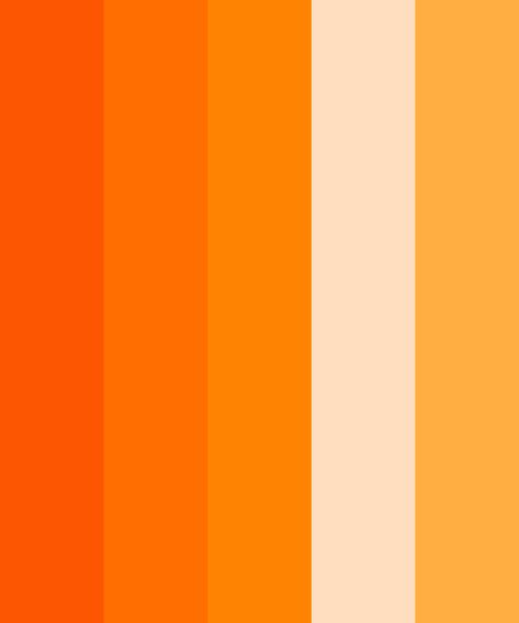 Happy Orange Color Palette Color Palette Orange Monochromatic, Peach Color Palettes, Orange Color Palette, Peach Orange Color, Chicken Coloring, Orange Palette, Hexadecimal Color, Orange Color Schemes, Monochromatic Color Palette