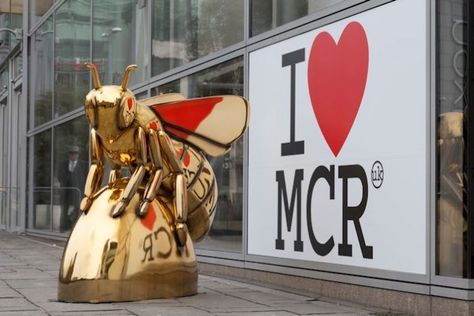 I Love Manchester, Bee Sanctuary, Different Bees, Manchester Bee, Visit Manchester, Manchester Central, Abandoned Churches, Worker Bee, Manchester City Centre