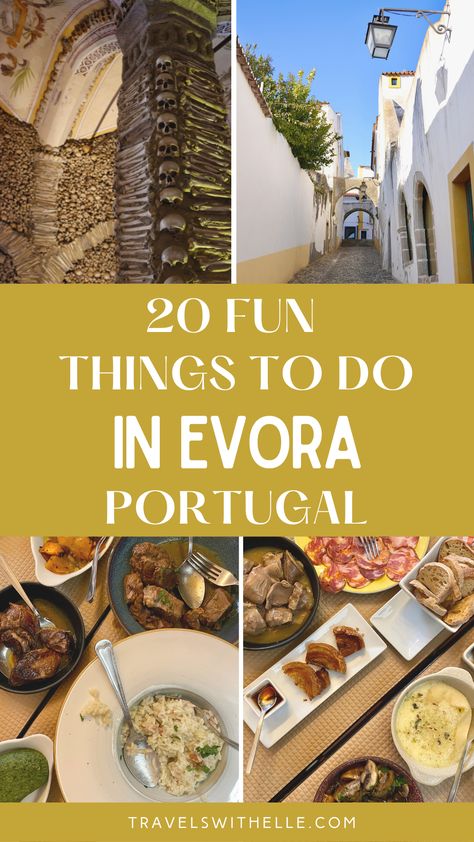 Things To Do In Evora Best Beaches In Portugal, Evora Portugal, Travel To Portugal, Trip To Portugal, Portugal Vacation, Places In Portugal, Portugal Trip, Portugal Porto, Stunning Architecture