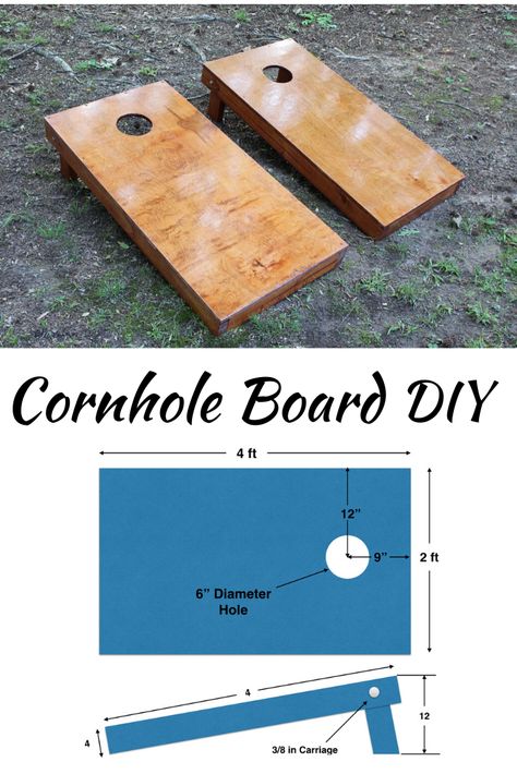 Corn Hole Plans, Make Cornhole Boards, Diy Cornhole, Diy Cornhole Boards, Diy Yard Games, Corn Hole Diy, Cornhole Designs, Corn Hole Boards, Woodworking Art