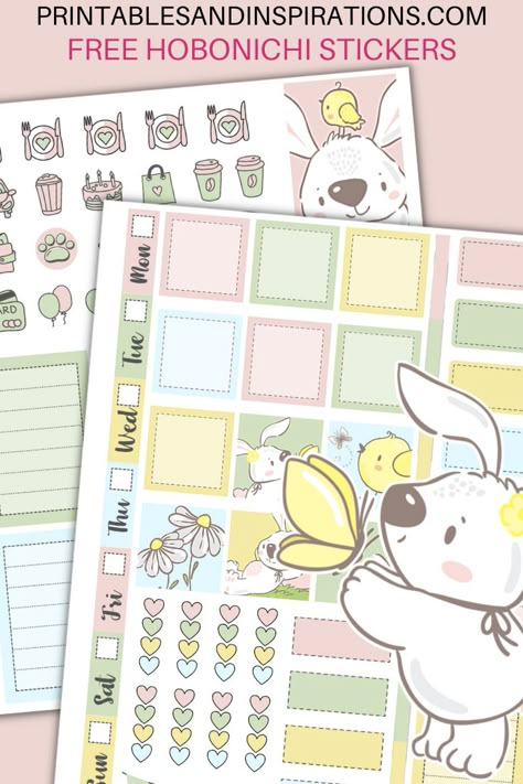 Hobonichi Weeks Free Printable Stickers, Journaling Printables Stickers, Free Hobonichi Weeks Printables, Free Kawaii Printables, Hobonichi Weeks Printable, Hobonichi Printables Free, Hobonichi Stickers Free Printable, Planner Categories, Hobonichi Stickers