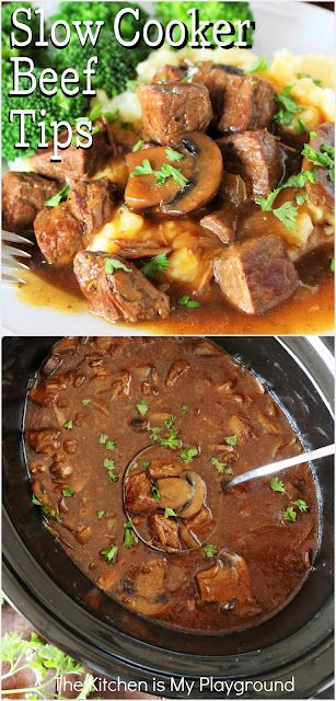 Steak Stew Meat Recipes Crock Pot, Beef Sirloin Tips Recipe Crock Pot, Crockpot Sirloin Tips, Sirloin Tips And Mushrooms, Beef Tips And Mushrooms Crockpot, Sirloin Tips And Gravy, Sirloin Steak Dinner Ideas, Fall Crock Pot Meals, Beef Sirloin Recipes