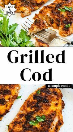 Homemade Blackened Seasoning, Grilled Cod Recipes, Grilled Okra, Grilled Cod, Bbq Fish, Cod Fish Recipes, Grilled Fish Recipes, Grilled Seafood Recipes, Seafood Meals