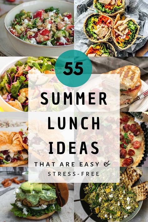 Hot Lunches, Summer Lunch Recipes, Summer Lunch Ideas, Lunch Summer, Resepi Biskut, Summer Flavors, Lunch Party, Diy Mothers Day, Diy Bird Bath