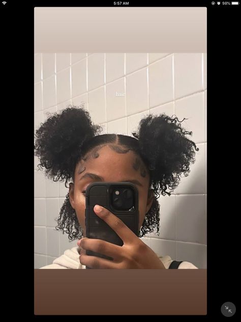 2puffs Natural Hair, Two Puffs With Hair Out In The Back, 2 Buns Half Up Half Down Natural Hair, Puff Balls Hairstyle Natural Hair Short, 2 Puffs Natural Hair Hairstyles 4c, Natural Hair Styles On Short Hair, Two Puffs Natural Hair Hairstyles 4c, Puff Ball Hairstyle Natural Hair, Puffs Natural Hair Hairstyles