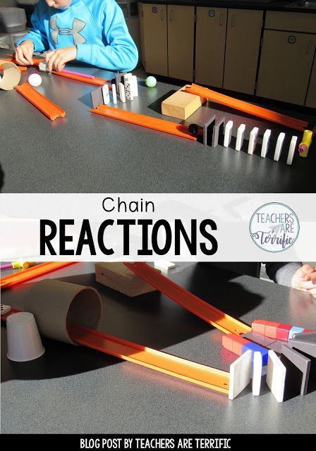 STEM with chain reactions! Kids build chain reaction contraptions using a variety of classroom items like craft sticks and dominoes. Great fun! Rube Goldberg Projects, Creative Classroom Decor, Classroom Items, Rube Goldberg Machine, Stem Classes, Steam Ideas, Rube Goldberg, Engineering Activities, Teaching Game