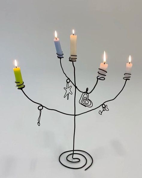 Koti Diy, Wire Sculpture, Dream House Decor, Wire Art, Home Inspo, Room Inspo, Design Inspo, Room Inspiration, Candle Holder