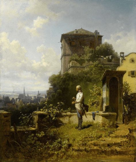 Carl Spitzweg - Kunst Museum Winterthur Carl Spitzweg, Nostalgia Art, 19th Century Paintings, Georges Seurat, Alberto Giacometti, Master Art, Poster Shop, Italian Garden, Camille Pissarro