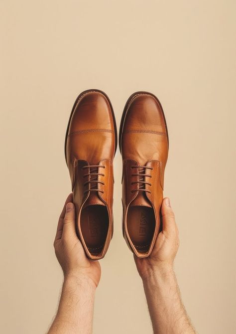 Elegant brown leather dress shoes | free image by rawpixel.com / Tanasiri Photoshoot Shoes Ideas, Shoes Lifestyle Photography, Shoe Pics Aesthetic, Shoe Photoshoot, Shoes Editorial, Brown Leather Dress Shoes, Background Brown, Brown Leather Dress, Shoes Free