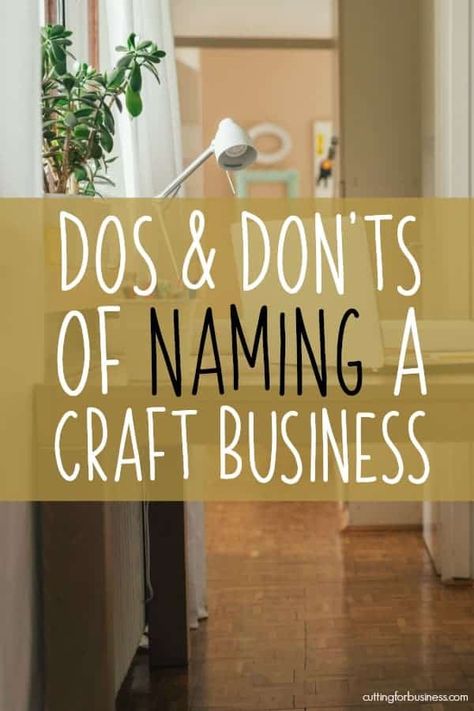 Selling Crafts Online, Shop Name Ideas, Starting An Etsy Business, Naming Your Business, Small Business Plan, Dos And Don'ts, Do's And Don'ts, Craft Booth, Craft Show Ideas