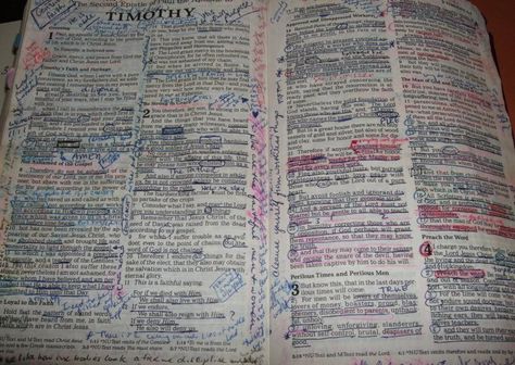 I like the old saying, "A Bible that is tattered and worn, is usually owned by someone who isn't." Bible Marking, Undeserved Grace, Oldest Bible, Bible Journal Ideas, Bible 2, Bible Journals, Bible Topics, Bible College, Inspire Bible