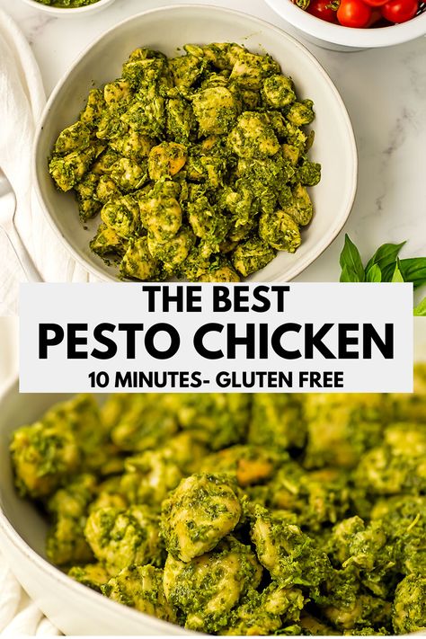 Pesto Chicken Stovetop, Paleo Pesto Chicken, Pesto Chicken Tacos, Pesto Whole 30, Pesto Chicken Marinade Recipes, Whole 30 Pesto Chicken, Dairy Free Pesto Chicken, Pesto Chicken Cutlet Recipes, Pesto Ground Chicken