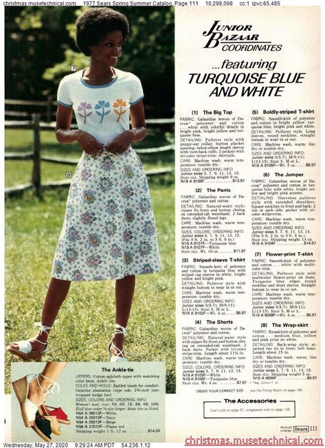 1977 Sears Spring Summer Catalog, Page 111 - Christmas Catalogs & Holiday Wishbooks Joyce Walker, Late 70s Fashion, Ghibli Girls, 70s Black Women, Fran Lebowitz, Cool Shirts For Girls, 1970s Clothing, Vintage Kids Clothes, Streetwear Outfit Ideas