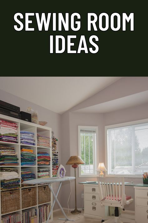 Transform your sewing space with these inspiring sewing room ideas! From organizing notions to creating a cozy corner for crafting, discover tips and tricks to design a functional and stylish sewing room that fuels your creativity. Sewing Room Wall Colors, Sewing Room Floor Plans Layout, Sewing Room Furniture Ideas, Sewing Room Makeover Ideas, Sewing Rooms Ideas Layout, Small Sewing Room Ideas Layout, Sewing Corner In Bedroom, Sewing Room Design Layout, Sewing Rooms Ideas