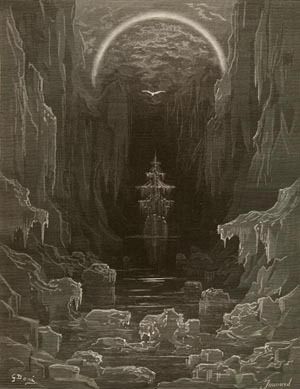 Paul Gustave Doré, Rime Of The Ancient Mariner, The Ancient Mariner, Gothic Prints, Background Environment, Drawings To Try, Samuel Taylor Coleridge, Pirate Decor, Building Bridges