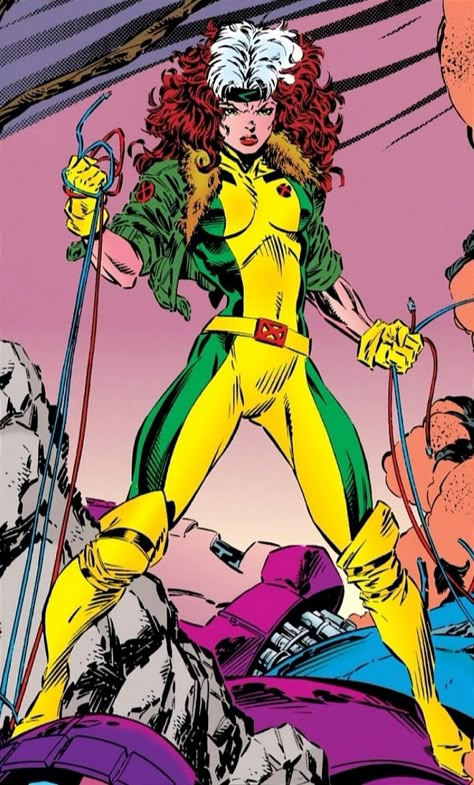 Rogue Fantasy, As Nodt, Rogue Marvel, Rogue Comics, Wolverine X Men, Rogue Cosplay, Gambit And Rogue, Rogue X Men, X Men Art