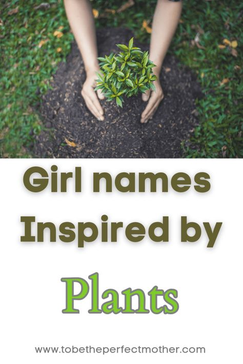 Girl names inspired by plants