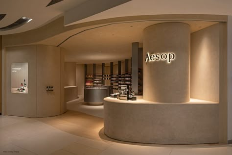 Aesop Store, Luxury Cosmetics, Farm Design, Shop Front Design, Retail Interior, Courtyard House, Store Interior, Global Design, Retail Space