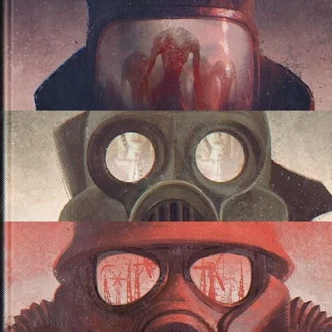 Metro Game, Arte Zombie, Apocalyptic Art, Gas Mask Art, Metro 2033, Post Apocalyptic Art, Apocalypse Art, Guitar Cover, Fallout Art