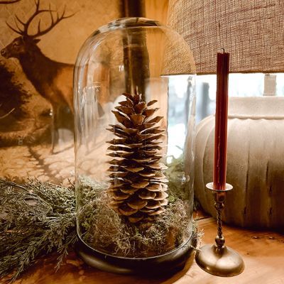 SHADY PINES CHRISTMAS | Shop Sales Events Antique Farmhouse Woodland Winter Wonderland, Pine Cone Garland, Classic Display, January Decor, Cloche Decor, Cabin Gifts, Antique Booth Displays, Cabin Vibes, Woodland Winter