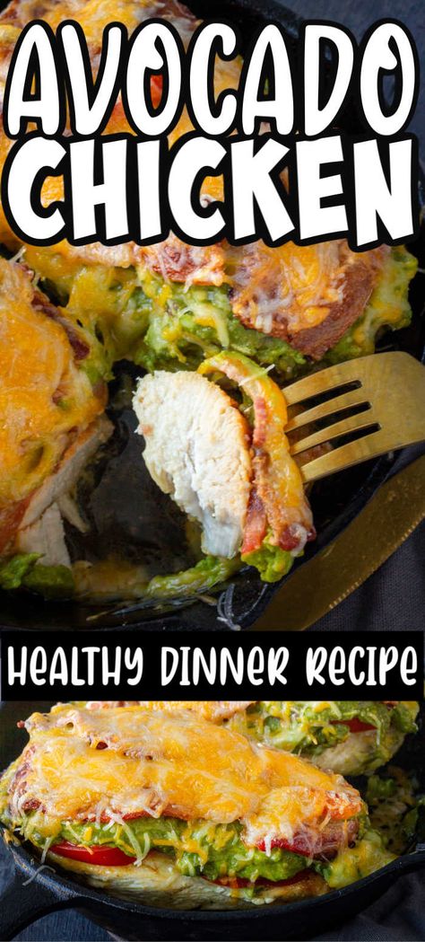 Guacamole And Chicken, Avocado Salsa Chicken Recipe, Keto Chicken Avocado Recipes, Chicken With Guacamole, Recipes With Avocado And Chicken, Chicken With Guacamole Meals, Avocado Stuffed Chicken, Low Carb Whole Chicken Recipes, Chicken And Guacamole Recipes