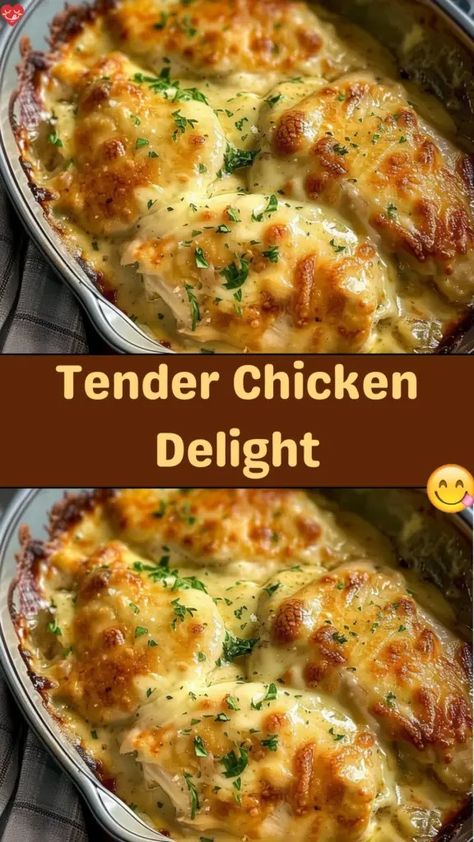 Tender Chicken Delight Tender Italian Baked Chicken, What To Cook With Chicken Tenderloins, Juicy Chicken In Oven, Recipes Using Chicken Tenders Main Dishes, Chicken Baked Dishes, Tender Chicken Delight Recipe, Tender Chicken Delight, Chicken Tenders Casserole Recipes, Classic Chicken Recipes