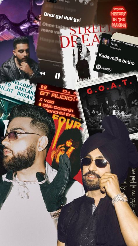 Diljit Dosanjh Wallpaper, Karan Aujla Instagram, Karan Aujla, Free Live Wallpapers, Diy Phone Case Design, New Images Hd, Diy Room Decor Videos, Hip Hop Poster, Rock Band Posters