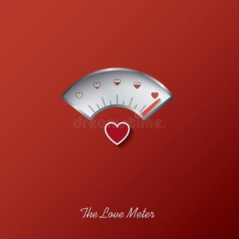 Valentines day card. Valentine card with love gauge concept design on red backgr , #affiliate, #gauge, #love, #design, #concept, #day #ad Valentine Day Creative Ads Design, Valentine Creative Ads, Valentine's Day Creative Ads, Valentines Day Ads, Design Ads Creative, Love Concept Art, Valentines Day Creative, Valentines Social Media, Social Media Campaign Design