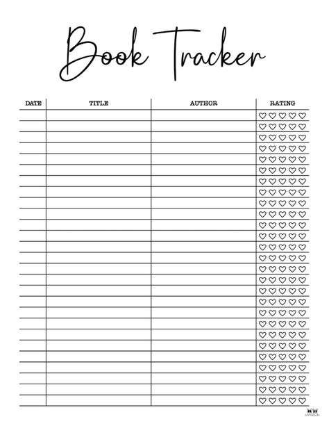 Books To Read Challenge, Book Tracking Printable, Book Shelf Reading Log, Book Tracker Printable Free 2024, Books To Read List Template, Books I've Read Printable, Books To Read Template Free Printable, Book Club Template Free Printable, Books Read Tracker Printable