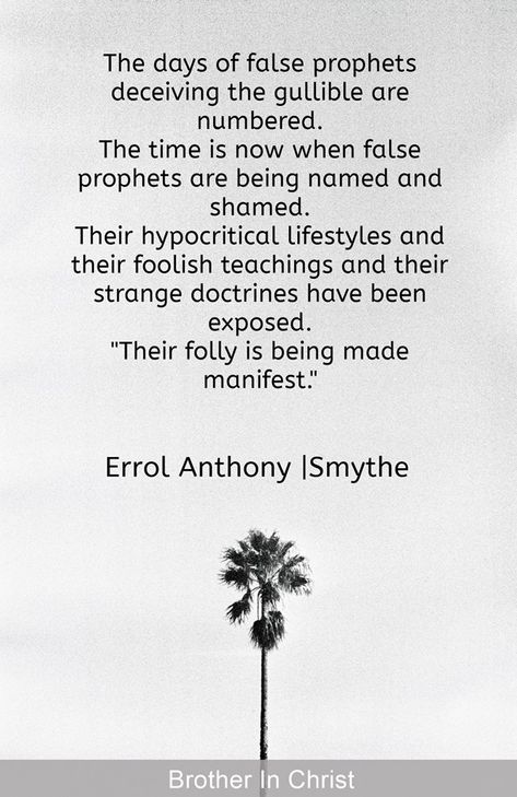 False Prophets, Time Is Now, The Time Is Now, Quotes