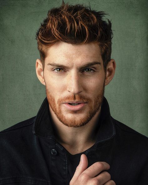 KEN BEK 肯・白克 on Instagram: “Portrait shoot as seen through the eyes 👀 of @thomasknights 📸 🙌🏼 #portrait #headshot #kenbek #model #hongkongmodel @redhot100” Alpha Male Books, Red Head Boy, Ken Bek, Mohawk For Men, Dark Auburn Hair, Red Hair Men, Mohawk Hairstyles Men, Redhead Men, Black Dagger Brotherhood