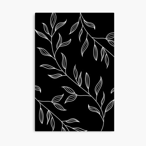 Drawing In Black Background, Floral Painting Black And White, Cute Canvas Paintings Black Background, Black Canvas Board Painting, Painting On Canvas Black Background, Painting Idea On Black Canvas, Art With A Black Background, Mandala In Black Background, Black Canvas White Painting