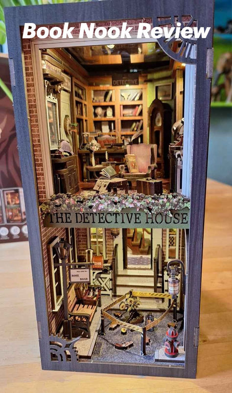 cutebee book nook review Sherlock Holmes Book, Book Nook Kit, 221b Baker Street, Detective Agency, Baker Street, Book Nook, Book Nooks, Sherlock Holmes, Country House