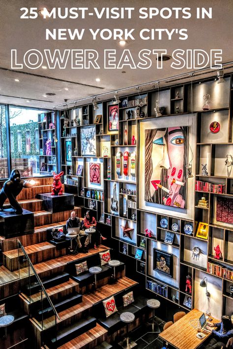 Looking for a NYC neighborhood to explore? Here's 25 reasons to check out the Lower East Side. #nyctravel #manhattan #les Manhattan Lower East Side, New York Cool Places, Lower East Side Nyc, Stadium Seating, Nyc Places, Nyc Neighborhoods, Nyc Travel Guide, New York City Vacation, Travel Nyc