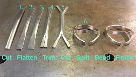 Jewelry Making Metalsmithing, Metalwork Jewelry Tutorials, Easy Silversmithing Projects, Beginner Silversmithing, Metal Smithing For Beginners, Silversmith Jewellery Ideas, Silver Smithing Jewelry Tutorials, Beginner Silversmithing Projects, Beginner Metalsmithing Jewelry