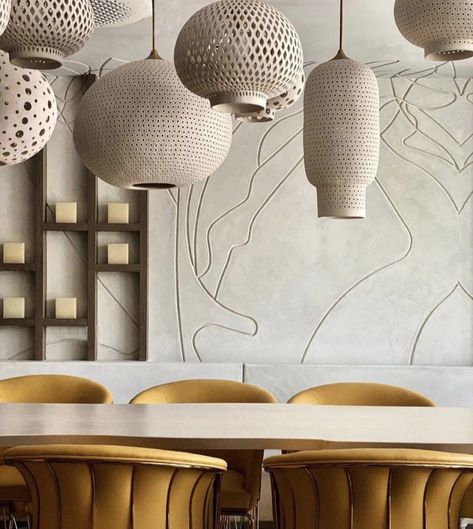 Beach Restaurant Design, Ceramic Pendant Light, Beach Restaurant, Ceramic Light, Manhattan Beach, Ceramic Lamp, Pottery Studio, Restaurant Design, Lighting Collections