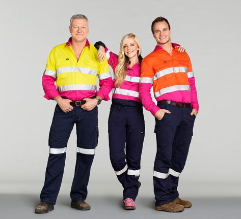 High Visibility Clothing, Warehouse Worker Outfit Women, Construction Worker Outfit, Industrial Uniform, Construction Outfit, Hi Vis Workwear, Work Wear Outfits, Women's Uniforms, Cotton Gloves