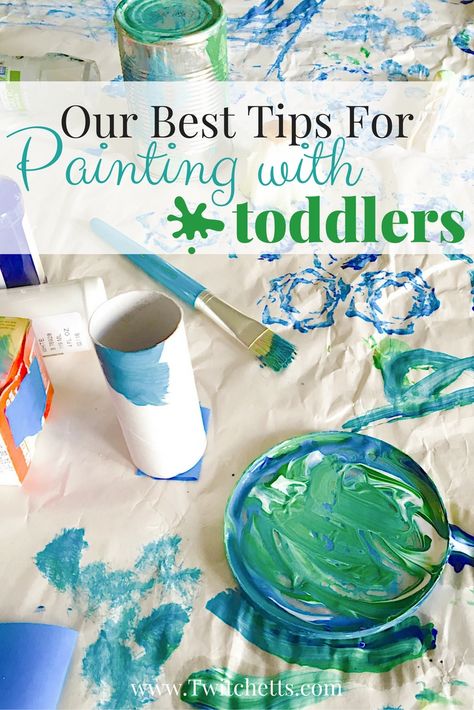 Painting Crafts For Toddlers, Painting With Toddlers, Toddler Painting, Tips For Painting, Easy Art For Kids, Kids Homemade, Mixing Colors, Painting Activities, Crafts For Toddlers