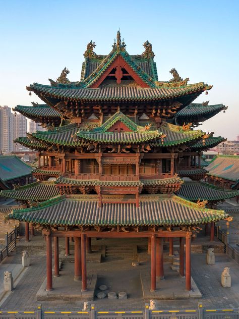 Chinese Landscape Architecture, Chinese Traditional Building, Ancient China Architecture, Tang Dynasty Architecture, Chinese Architecture Traditional, Chinese Temples, China Temple, Chinese Roof, Tour Photography