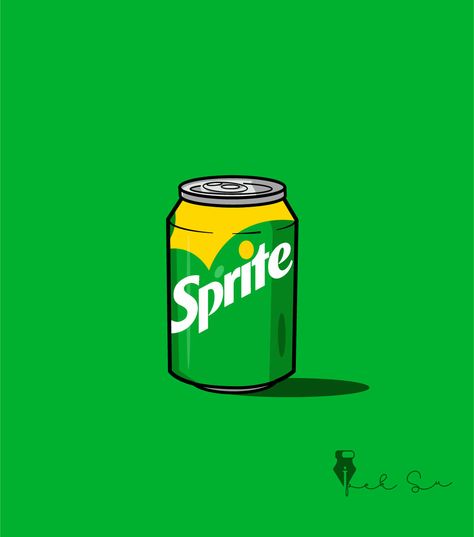 Sprite-Vector art Sprite Tattoo Soda, Sprite Drawing Drink, Sprite Wallpapers, Sprite Drawing, Soda Drawing, Drawing Drinks, Sprite Logo, Cactus Jack Wallpaper, Drink Drawing