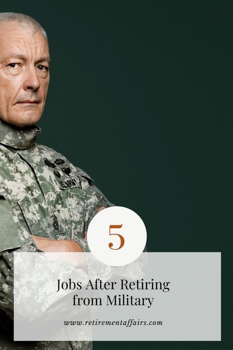 This article will suggest top few ideas regarding top 5 Jobs After Retiring from Military. You can take any one from the list and keep you active. #retirement #retiree #jobs #Military Army Retirement, Retired Military, Army Officer, Best Jobs, Military Retirement, Good Job, The List