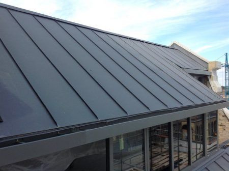 Zinc Roofing & Cladding | The Metal Roof Company Architecture Tips, Roof Cladding, Zinc Roof, Standing Seam Roof, Landscape Gardening, Standing Seam Metal Roof, House Cladding, Fibreglass Roof, Metal Cladding