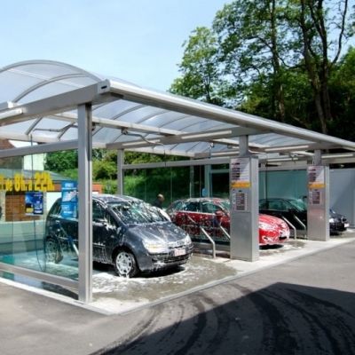 Car Wash Ideas, Car Wash Design, Self Service Car Wash, Car Wash Systems, Express Car Wash, Steam Car Wash, Car Shed, Garage Design Interior, Car Wash Business