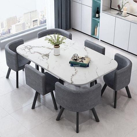 Round Table Living Room, Marble Round Table, Small Dining Table Apartment, Office Table And Chairs, Dining Table Design Modern, Unique Dining Tables, Round Dining Table Modern, Round Dining Table Sets, Apartment Dining