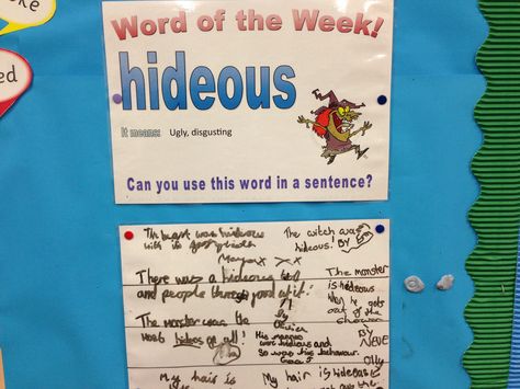 Word Of The Week Display, 2024 Classroom, Primary School Classroom, Word Of The Week, St Christopher, School Class, Classroom Displays, Year 2, Class Ideas