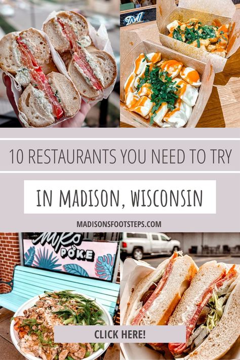 Madison Wisconsin Food, Russian Dumplings, Wisconsin Food, Hawaiian Poke, Creative Pizza, Lunch Places, Kid Friendly Restaurants, Italian Deli, Mexican Tacos