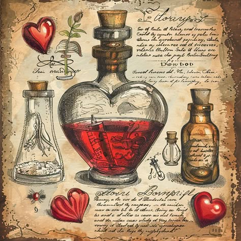 Witch Journal Aesthetic, Vintage Witch Aesthetic Wallpaper, Witch Aesthetic Journal, Hogwarts Potions Recipes, Poison Bottle Aesthetic, Potioneer Aesthetic, Potion Book Pages, Witch Potions Aesthetic, Potion Wallpaper