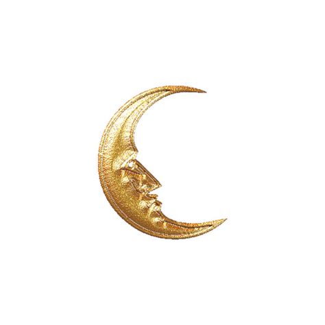 White Gold Aesthetic, Moon With Face, Sky Png, Moon Png, Gold Png, Png Pack, Golden Moon, Moon Icon, Moon Gold